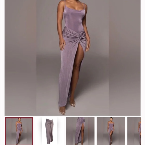 GRAPE KENZIA HIGH NECK BODYSUIT. Size medium - Picture 2 of 4